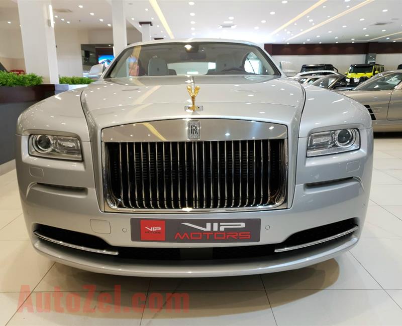 ROLLS ROYCE WRAITH- 2015- SILVER- 11 000 KM- GCC