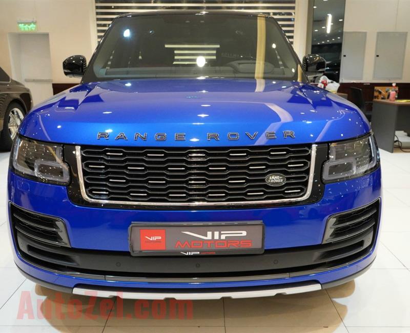 BRAND NEW RANGE ROVER VOGUE SV DYNAMIC- 2019- BLUE- 0 KM- GCC