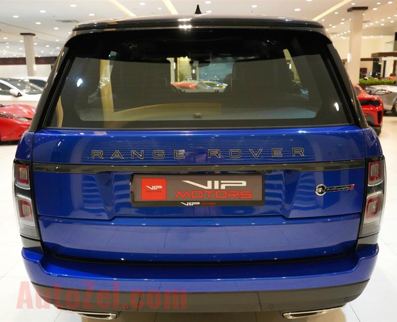 BRAND NEW RANGE ROVER VOGUE SV DYNAMIC- 2019- BLUE- 0 KM- GCC