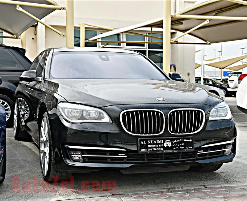 BMW 750LI MODEL 2015 - BLACK - 74,000 KM - V8 - GCC 