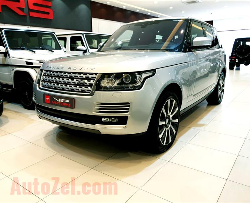 RANGE ROVER VOGUE SE SUPERCHARGED- 2017- SILVER- 20 000 KM- GCC