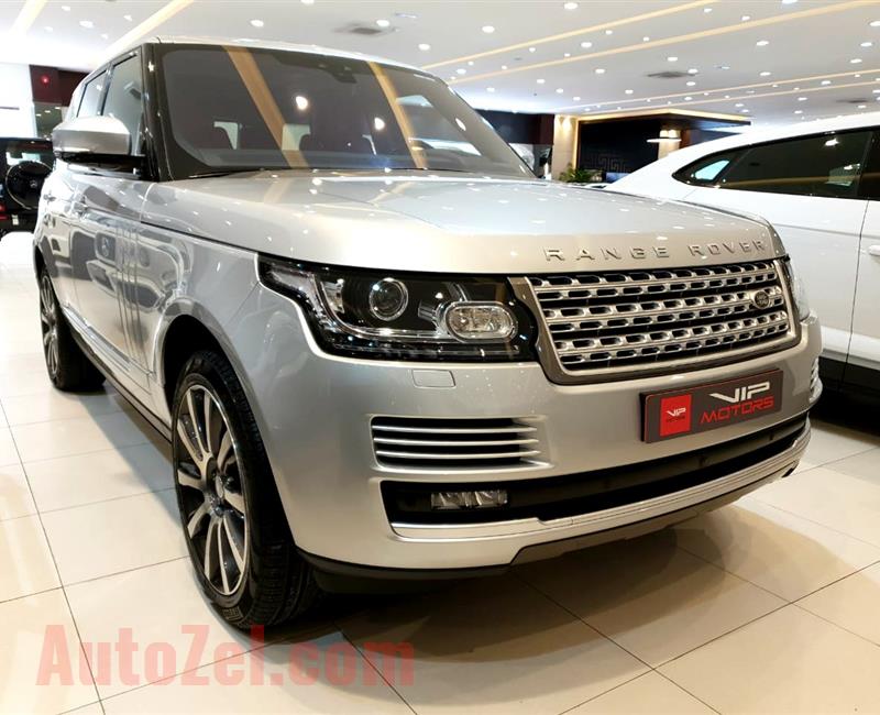 RANGE ROVER VOGUE SE SUPERCHARGED- 2017- SILVER- 20 000 KM- GCC