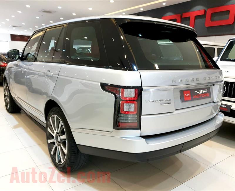 RANGE ROVER VOGUE SE SUPERCHARGED- 2017- SILVER- 20 000 KM- GCC