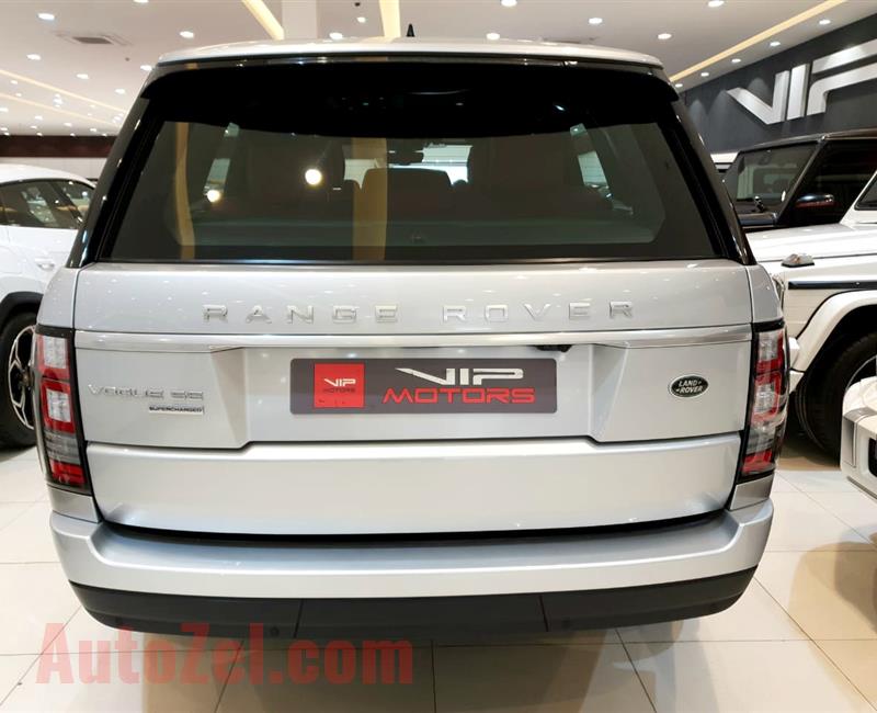 RANGE ROVER VOGUE SE SUPERCHARGED- 2017- SILVER- 20 000 KM- GCC