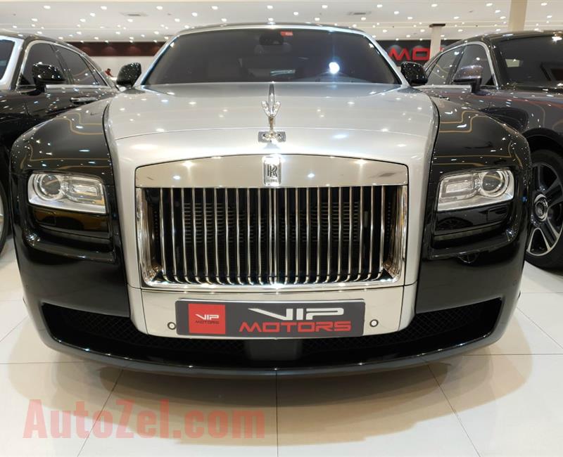 ROLLS ROYCE GHOST-  2012- BLACK- 48 000 KM- GCC- FULL OPTIONS