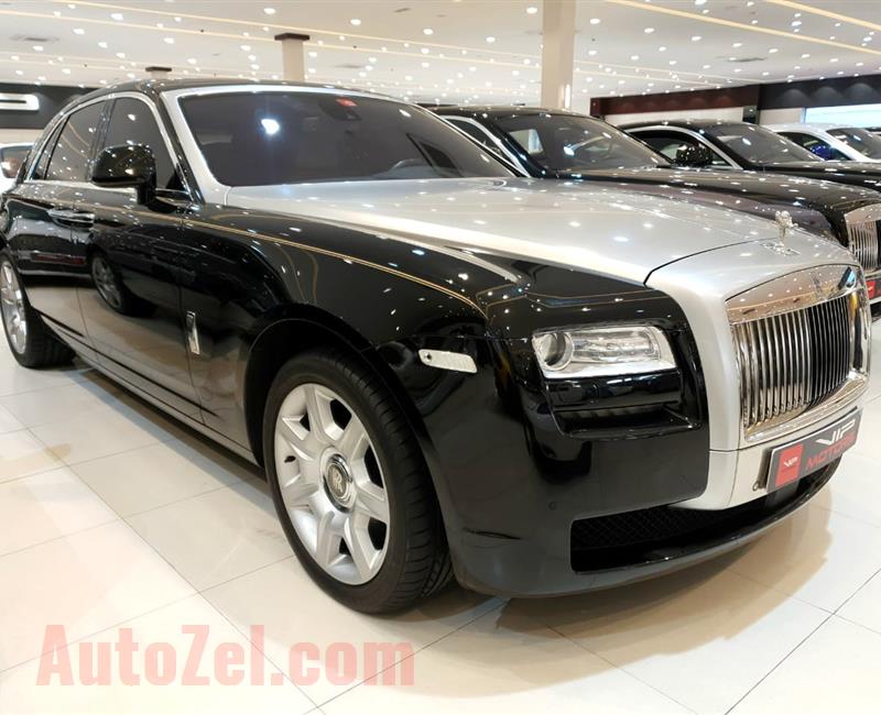 ROLLS ROYCE GHOST-  2012- BLACK- 48 000 KM- GCC- FULL OPTIONS