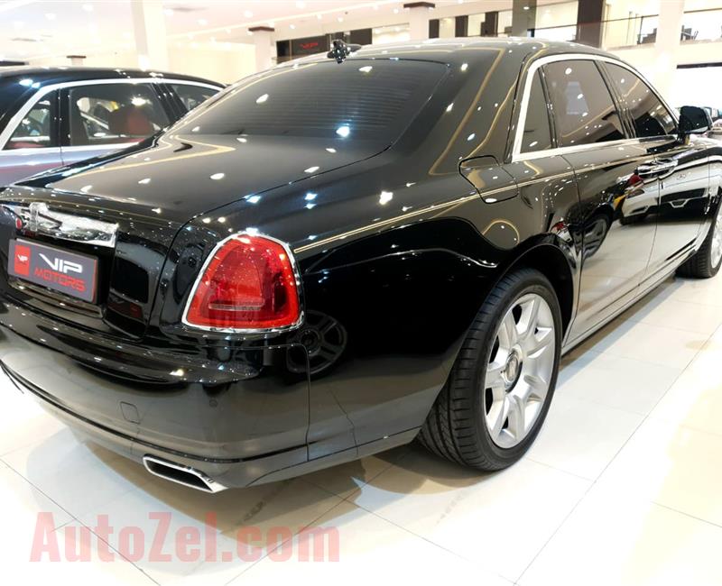 ROLLS ROYCE GHOST-  2012- BLACK- 48 000 KM- GCC- FULL OPTIONS