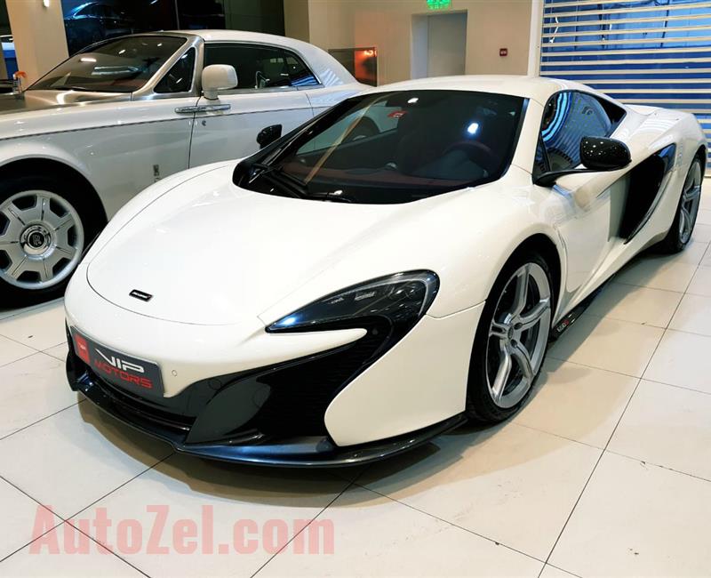 MCLAREN 650S- 2015- WHITE- 14 000 KM- GCC- DEALER WARRANTY