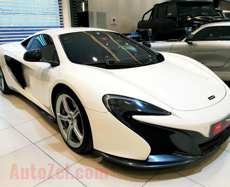 MCLAREN 650S- 2015- WHITE- 14 000 KM- GCC- DEALER WARRANTY