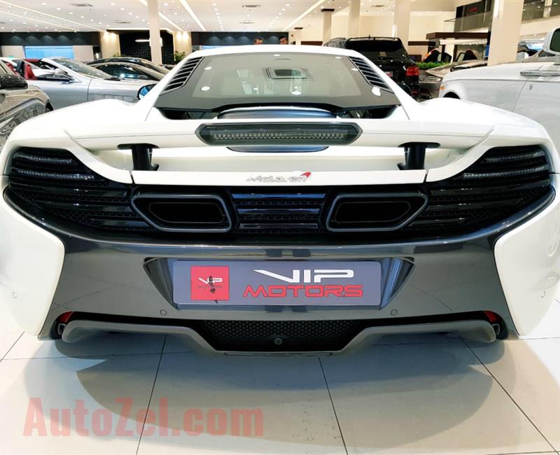 MCLAREN 650S- 2015- WHITE- 14 000 KM- GCC- DEALER WARRANTY