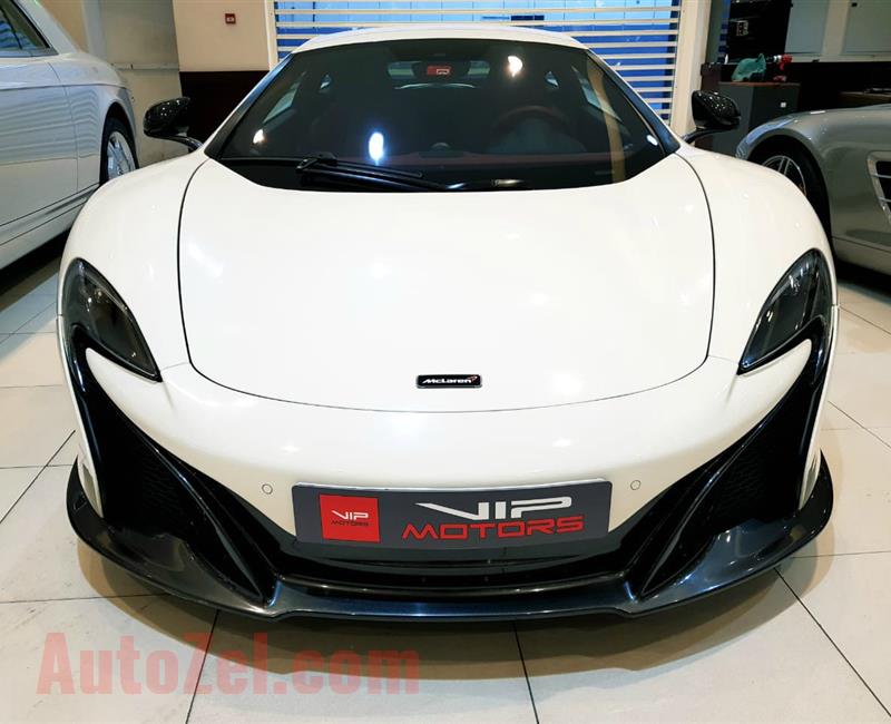 MCLAREN 650S- 2015- WHITE- 14 000 KM- GCC- DEALER WARRANTY