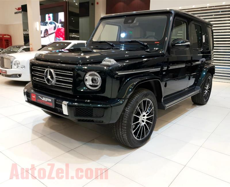 MERCEDES-BENZ G500- 2019- BLACK- GCC-, FUL OPTIONS, 2 YEARS DEALER WARRANTY