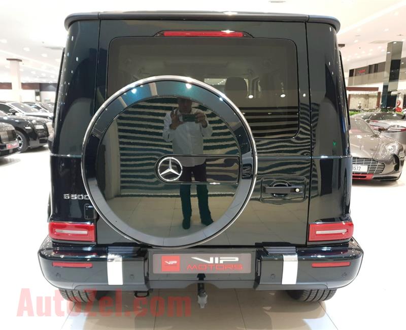 MERCEDES-BENZ G500- 2019- BLACK- GCC-, FUL OPTIONS, 2 YEARS DEALER WARRANTY