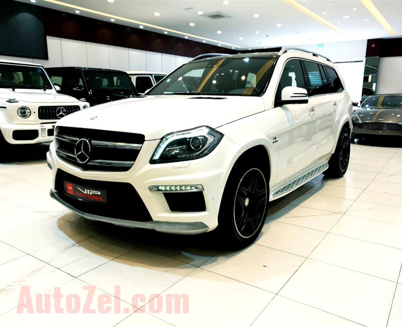 MERCEDES-BENZ GL63 AMG- 2015- WHITE- 22 000 KM- GCC