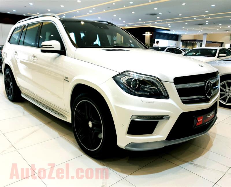 MERCEDES-BENZ GL63 AMG- 2015- WHITE- 22 000 KM- GCC