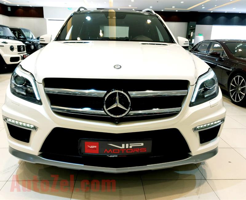 MERCEDES-BENZ GL63 AMG- 2015- WHITE- 22 000 KM- GCC