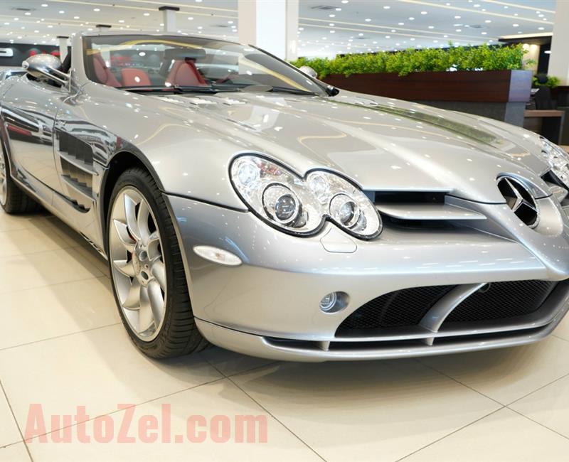 MERCEDES-BENZ SLR ROADSTER- 2008- GREY- 9 000 KM- EUROPEAN SPECS