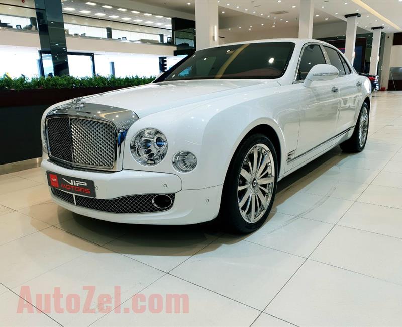 BENTLEY MULSANNE MULLINER- 2016- WHITE- 6 000 KM- GCC