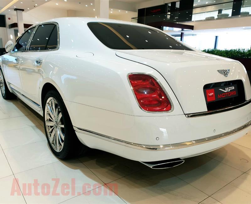 BENTLEY MULSANNE MULLINER- 2016- WHITE- 6 000 KM- GCC