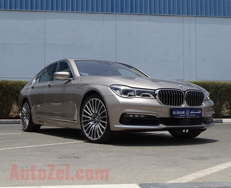 BMW 750 Li, V8- 2017- GOLD- 42 000 KM- EUROPEAN SPECS