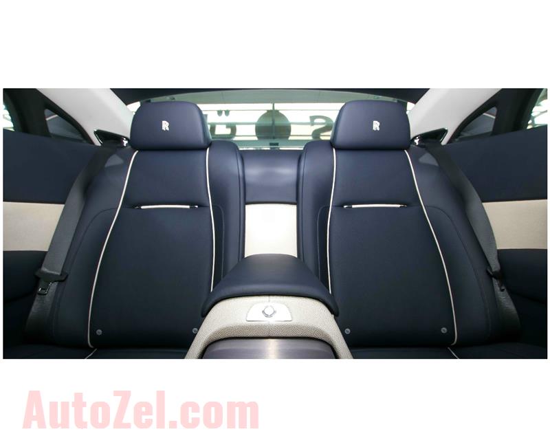 ROLLS ROYCE WRAITH- 2016- BLUE- GCC SPECS- 12 CYLINDER