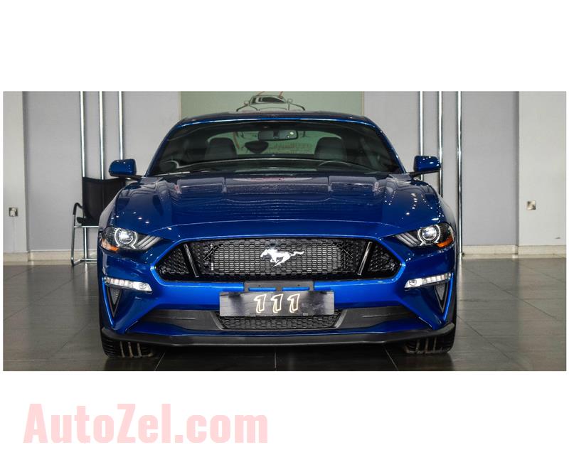 FORD MUSTANG GT PREMIUM 5.0- 2018- BLUE- 3 466 KM- IMPORT SPECS