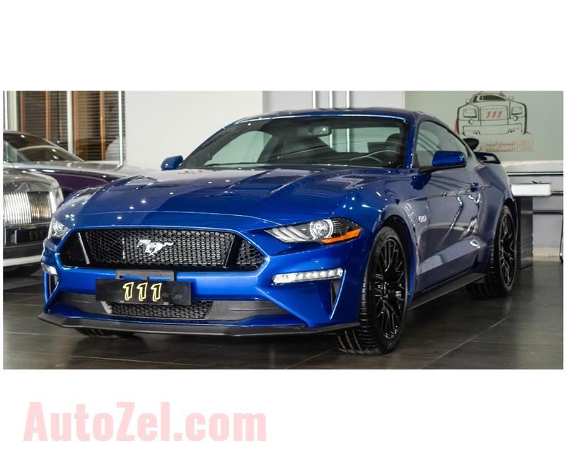 FORD MUSTANG GT PREMIUM 5.0- 2018- BLUE- 3 466 KM- IMPORT SPECS