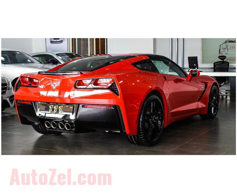 CHEVROLET STINGRAY 6.2L- SPEED MANUAL TRANSMISSION- 2019- IMPORT SPECS- 10 000 KM