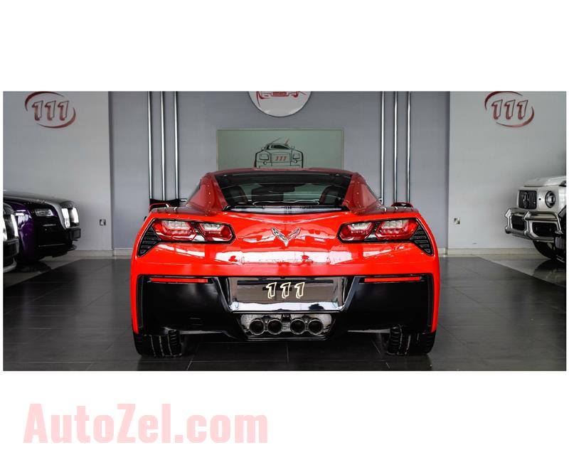 CHEVROLET STINGRAY 6.2L- SPEED MANUAL TRANSMISSION- 2019- IMPORT SPECS- 10 000 KM