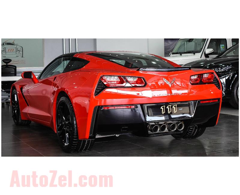 CHEVROLET STINGRAY 6.2L- SPEED MANUAL TRANSMISSION- 2019- IMPORT SPECS- 10 000 KM