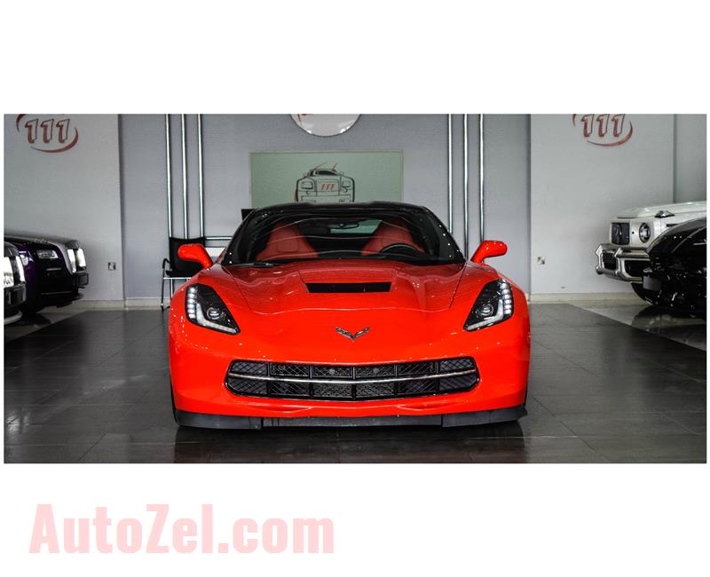 CHEVROLET STINGRAY 6.2L- SPEED MANUAL TRANSMISSION- 2019- IMPORT SPECS- 10 000 KM