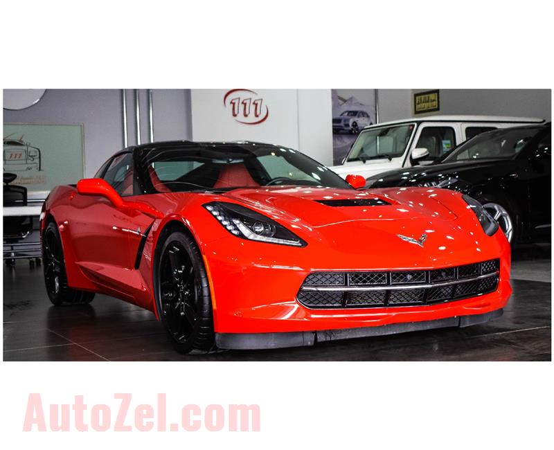 CHEVROLET STINGRAY 6.2L- SPEED MANUAL TRANSMISSION- 2019- IMPORT SPECS- 10 000 KM