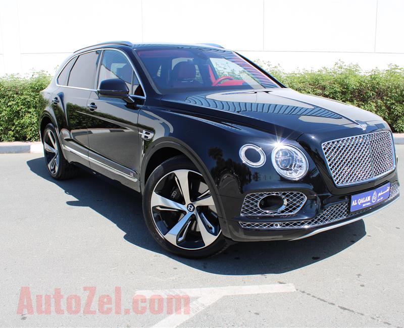 BENTLEY BENTAYGA, V8- 2017- BLACK- 27 000 KM- EUROPEAN SPECS