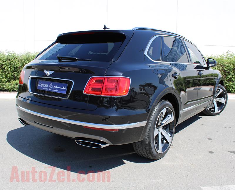 BENTLEY BENTAYGA, V8- 2017- BLACK- 27 000 KM- EUROPEAN SPECS