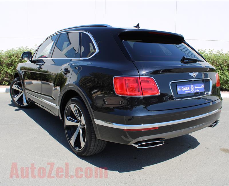 BENTLEY BENTAYGA, V8- 2017- BLACK- 27 000 KM- EUROPEAN SPECS