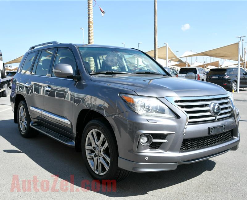 LEXUS LX570, V8- 2012- GREY- 166 000 KM- GCC