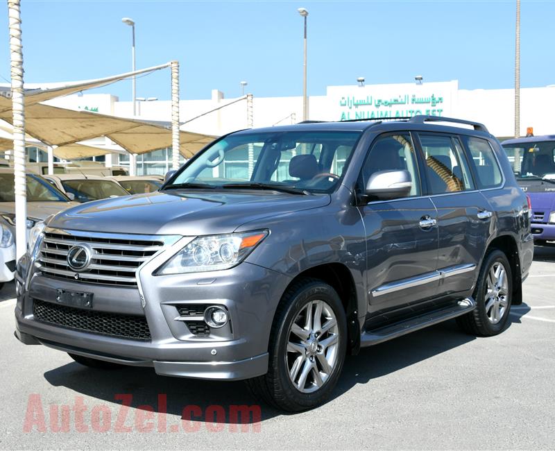 LEXUS LX570, V8- 2012- GREY- 166 000 KM- GCC