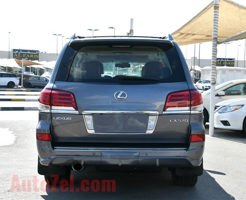 LEXUS LX570, V8- 2012- GREY- 166 000 KM- GCC