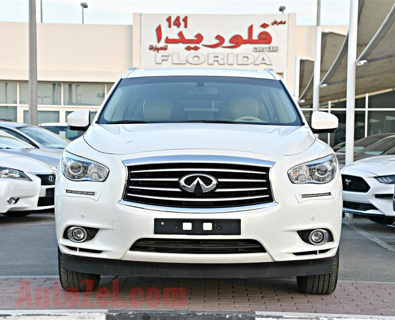 INFINITI QX60 MODEL 2014 - WHITE - 87,000 KM - V8 - GCC 