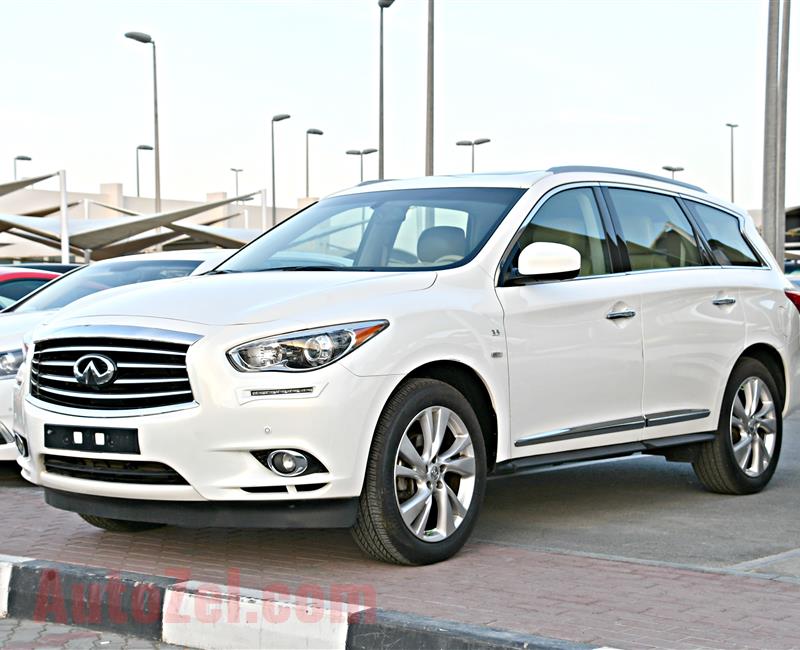 INFINITI QX60 MODEL 2014 - WHITE - 87,000 KM - V8 - GCC 