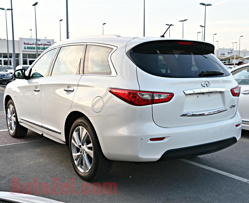 INFINITI QX60 MODEL 2014 - WHITE - 87,000 KM - V8 - GCC 