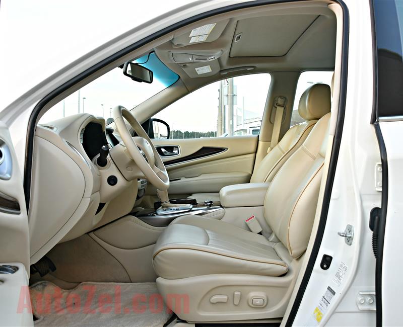 INFINITI QX60 MODEL 2014 - WHITE - 87,000 KM - V8 - GCC 