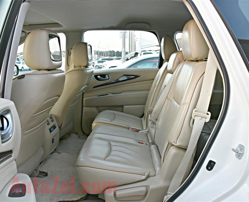 INFINITI QX60 MODEL 2014 - WHITE - 87,000 KM - V8 - GCC 