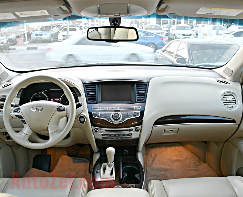 INFINITI QX60 MODEL 2014 - WHITE - 87,000 KM - V8 - GCC 