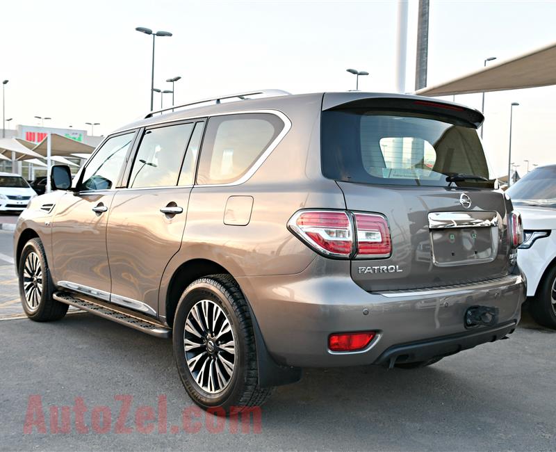 NISSAN PATROL PLATINUM MODEL 2015 - BROWN - 85,000 KM - V8 - GCC 