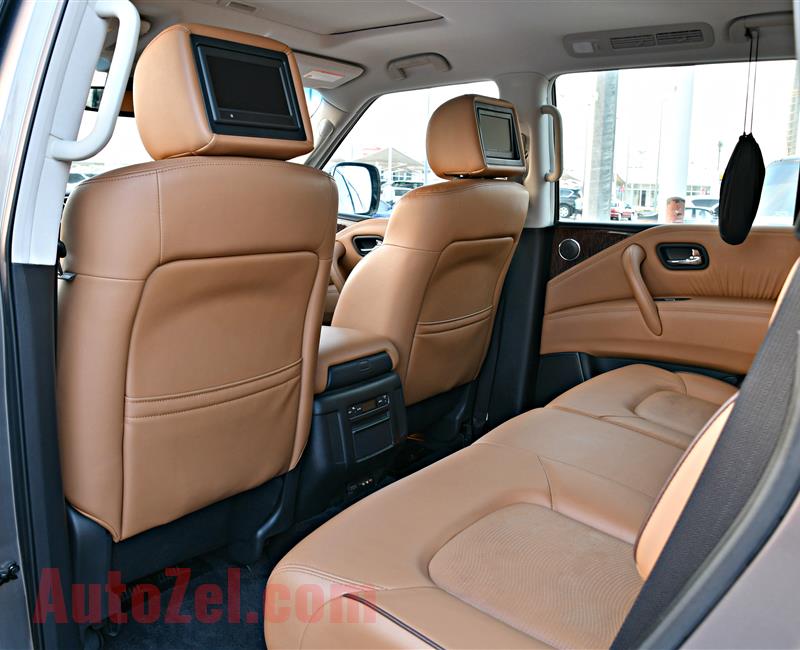 NISSAN PATROL PLATINUM MODEL 2015 - BROWN - 85,000 KM - V8 - GCC 