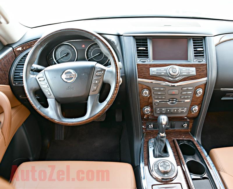 NISSAN PATROL PLATINUM MODEL 2015 - BROWN - 85,000 KM - V8 - GCC 