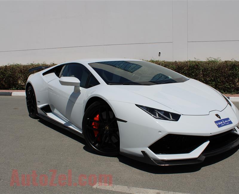 LAMBORGHINI HURACAN- 2015- WHITE- 53 000 KM- GCC SPECS