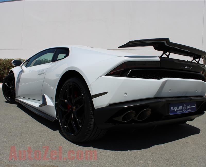 LAMBORGHINI HURACAN- 2015- WHITE- 53 000 KM- GCC SPECS