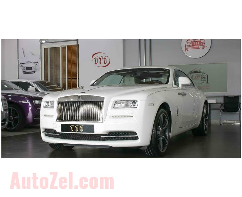 ROLLS ROYCE WRAITH- 2014- WHITE- 46 000 KM- GCC SPECS